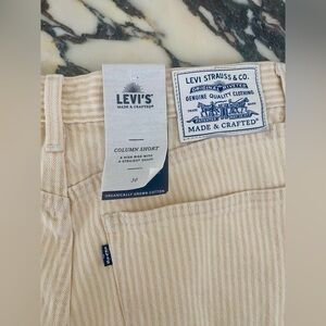 NWT Levi’s Made and Crafted Column Short in Soleil Stripe size 30